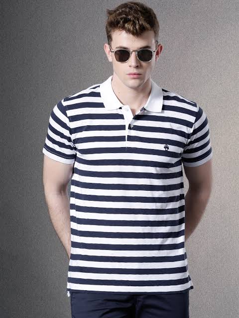 BROOKS BROTHERS PREMIUM STRIPED RUGBY POLO TSHIRT LYCRA FABRIC