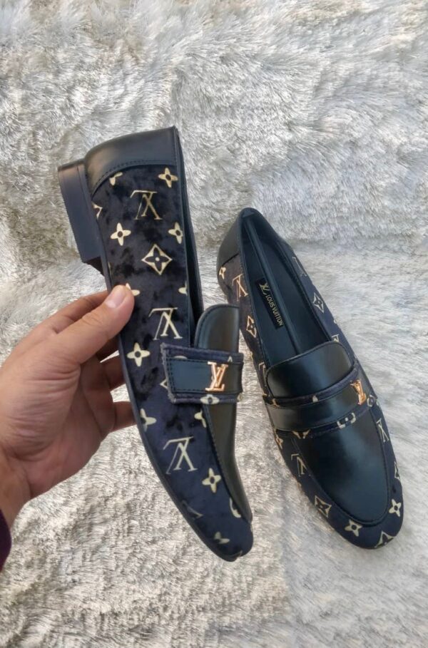 Men Black Louis Vuitton Formal Shoes