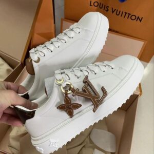 Order LOUIS VUITTON FIRST COPY SNEAKERS 7A WHITE/YELLOW(WITH BOX) Online  From Shoe Gallery,Moradabad