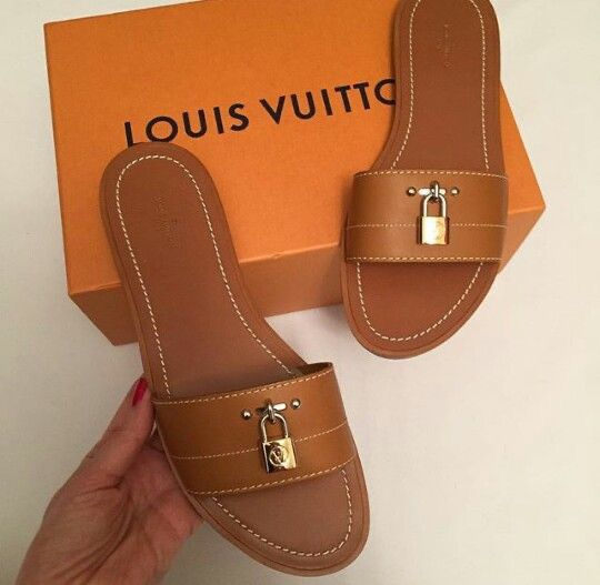 Shop Louis Vuitton Women's Flat Sandals Fur