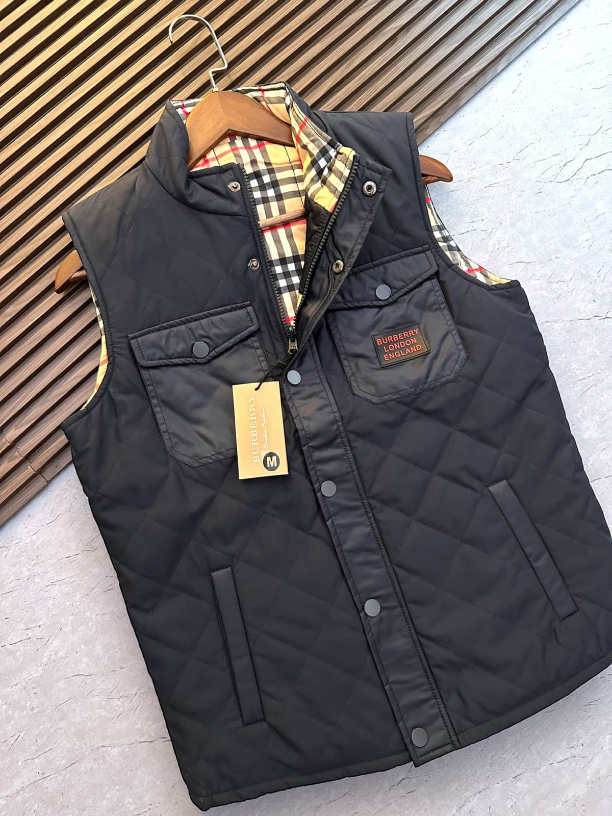 Wool Tailored Jacket in Dark navy - Men | Burberry® Official