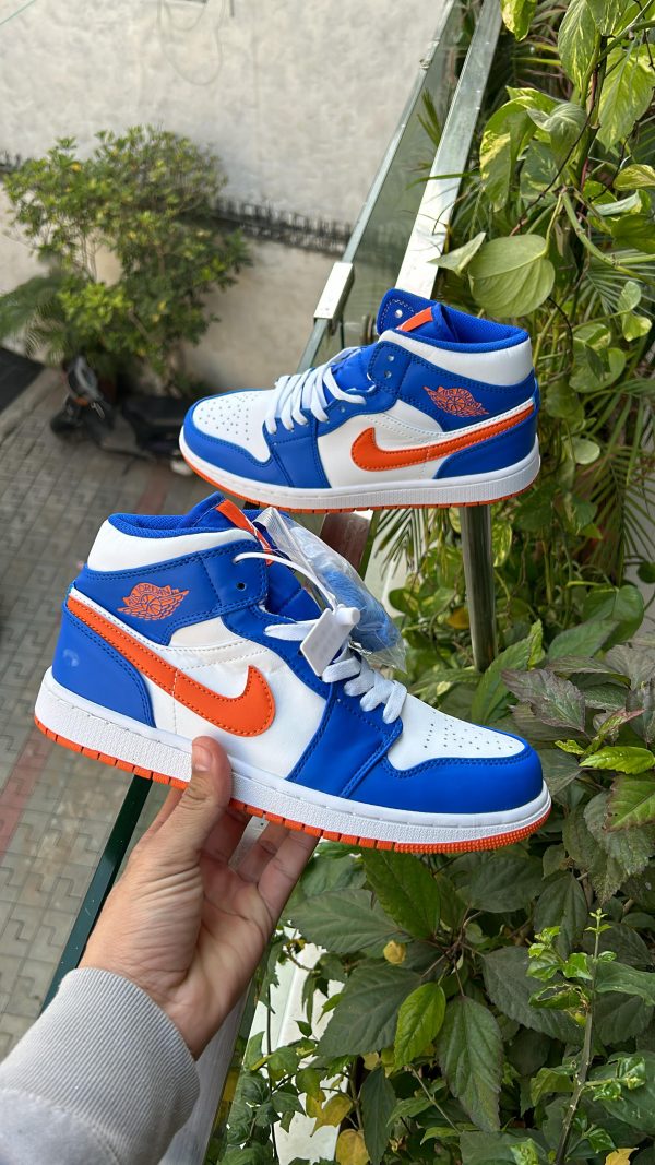 Air jordan 1 blue orange online