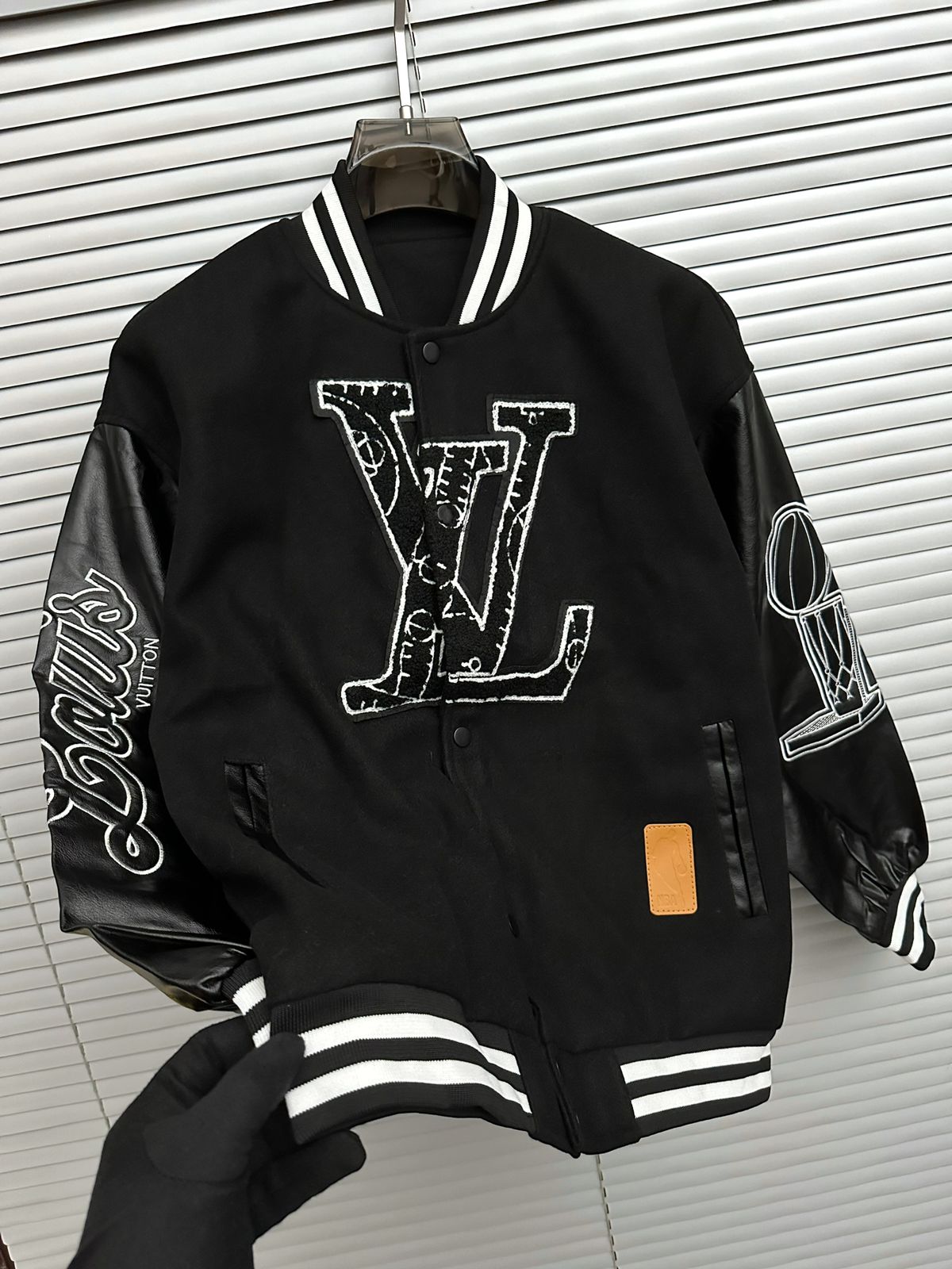 Louis Vuitton Imported Exclusive High End Leather Jacket