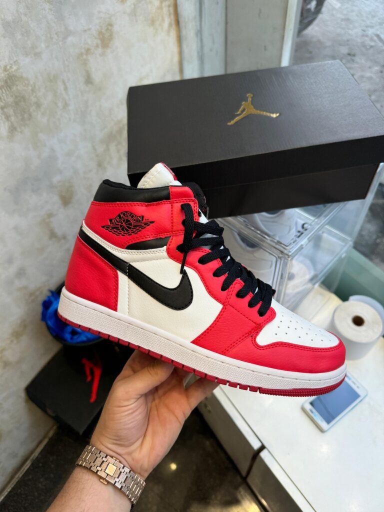 Nike Air Jordan 1 Chicago Red First Copy Sneakers