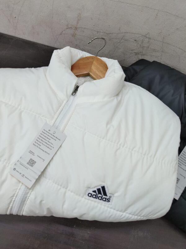 Adidas Premium White Half Sleeve Stylish Men's Jacket - Image 2