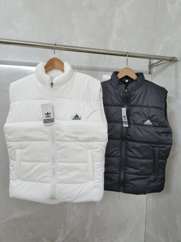 Adidas Premium White Half Sleeve Stylish Men's Jacket