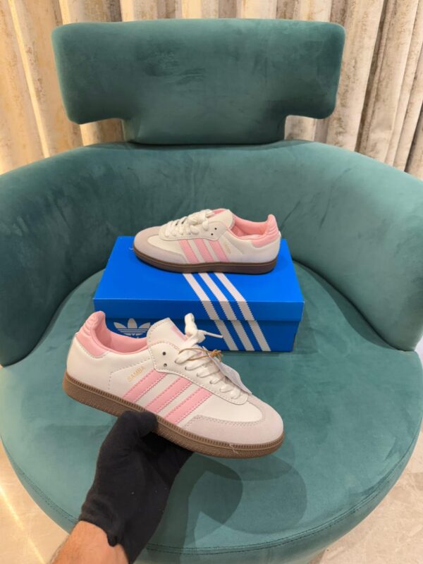 Adidas Samba Master Quality First Copy ”White Pink“ Sneakers - Image 6