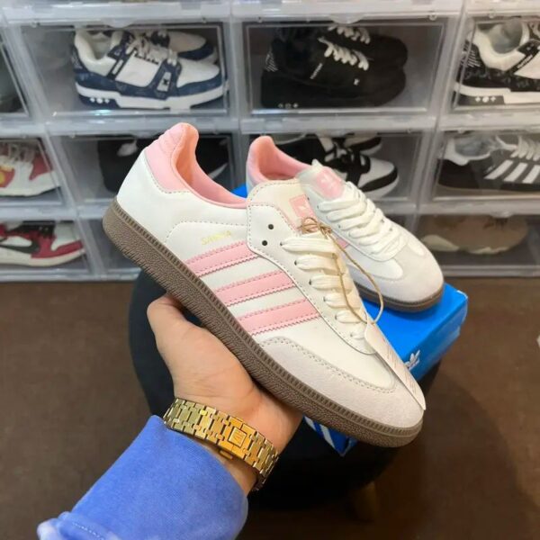 Adidas Samba Master Quality First Copy ”White Pink“ Sneakers - Image 3