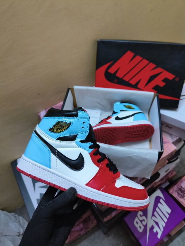 NIKE AIR JORDAN 1 FEARLESS FIRST COPY HIGH-QUALITY SNEAKERS - Image 5