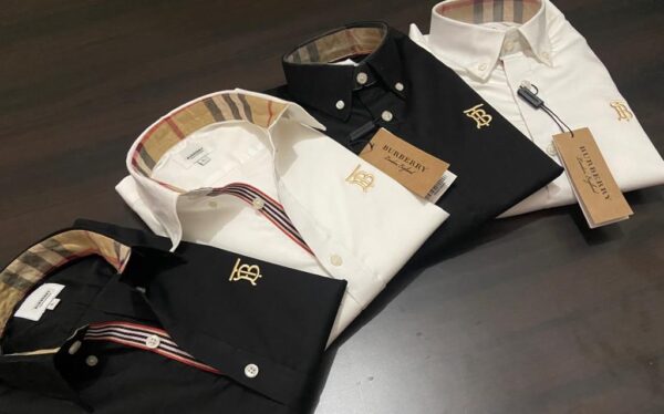 BURBERRY REPLICA COTTON MEN'S DESIGNER SHIRTS - Image 3