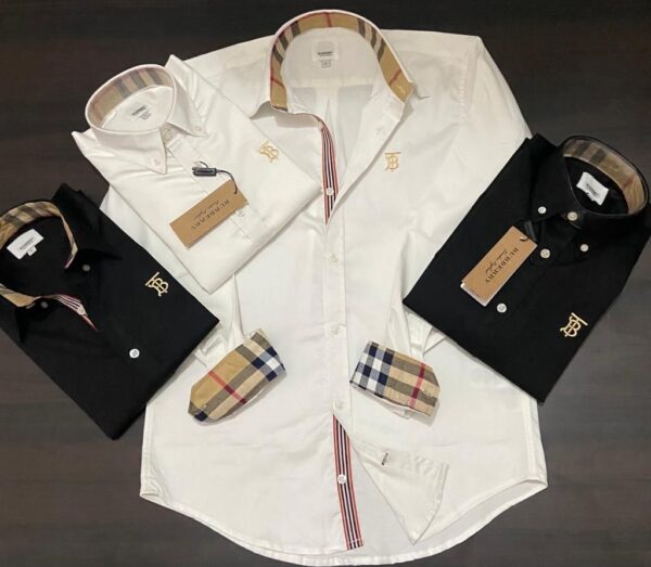 BURBERRY REPLICA COTTON MEN'S DESIGNER SHIRTS