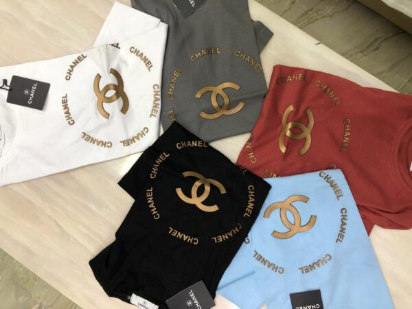 CHANEL FIRST COPY STYLISH MEN'S FASHION ROUND NECK T-SHIRTS - Image 17