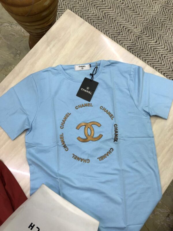 CHANEL FIRST COPY STYLISH MEN'S FASHION ROUND NECK T-SHIRTS - Image 11