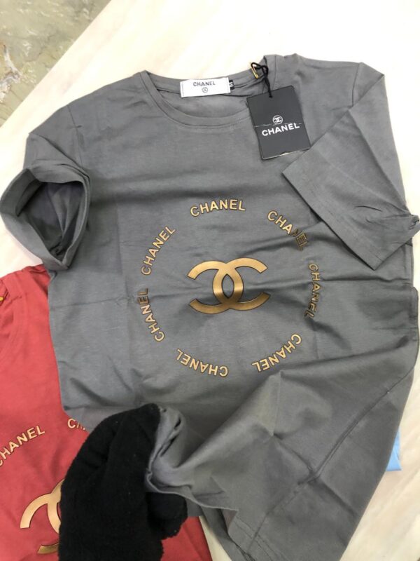 CHANEL FIRST COPY STYLISH MEN'S FASHION ROUND NECK T-SHIRTS - Image 12