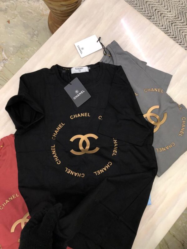 CHANEL FIRST COPY STYLISH MEN'S FASHION ROUND NECK T-SHIRTS - Image 14