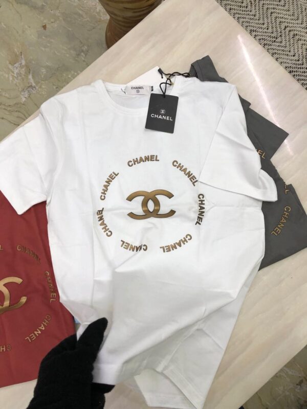 CHANEL FIRST COPY STYLISH MEN'S FASHION ROUND NECK T-SHIRTS - Image 15