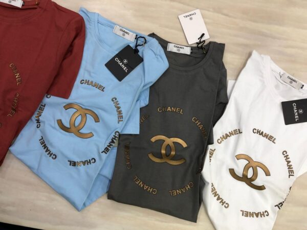 CHANEL FIRST COPY STYLISH MEN'S FASHION ROUND NECK T-SHIRTS - Image 16