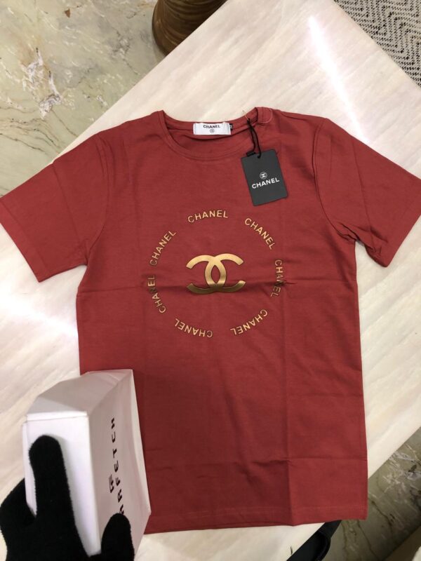 CHANEL FIRST COPY STYLISH MEN'S FASHION ROUND NECK T-SHIRTS - Image 3