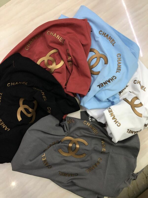 CHANEL FIRST COPY STYLISH MEN'S FASHION ROUND NECK T-SHIRTS - Image 8