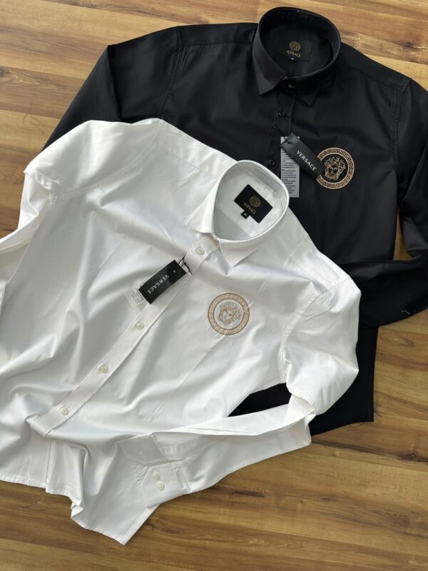 VERSACE FIRST COPY COTTON DESIGNER SHIRT - Image 3