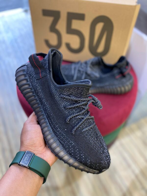 ADIDAS FIRST COPY YEEZY BOOST 350 "V2 BLACK“ SHOES - Image 5