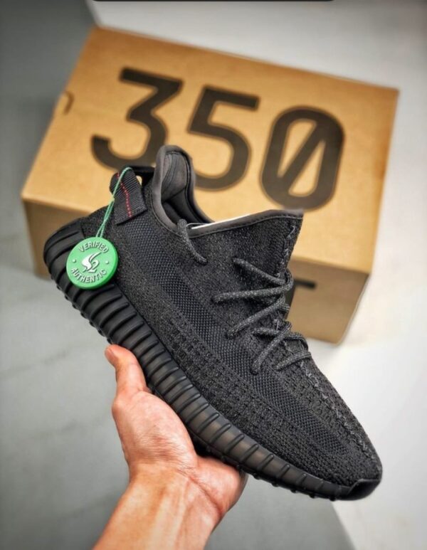 ADIDAS FIRST COPY YEEZY BOOST 350 "V2 BLACK“ SHOES