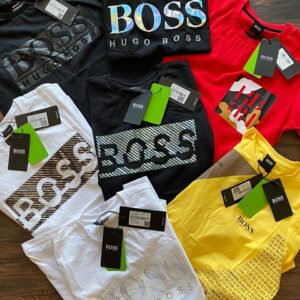 FIRST COPY HUGO BOSS EXPORT ORIGINAL CREW NECKS TEES