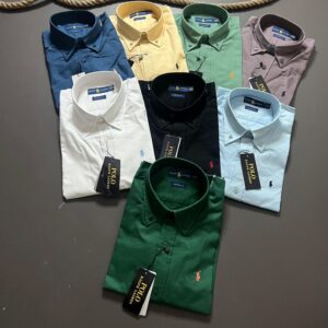 FIRST COPY RALPH LAUREN PREMIUM QUALITY PLAIN SHIRT