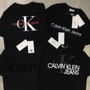 First Copy CALVIN Very Premium Cotton Lycra Round Necks – All Black Edition