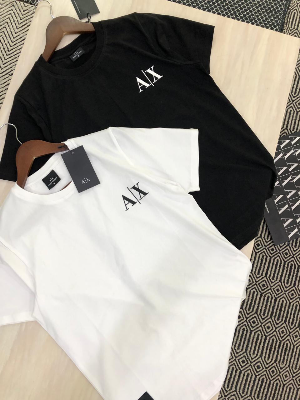 FIRST COPY ARMANI EXCLUSIVE COTTON LYCRA ROUND NECK - Image 4