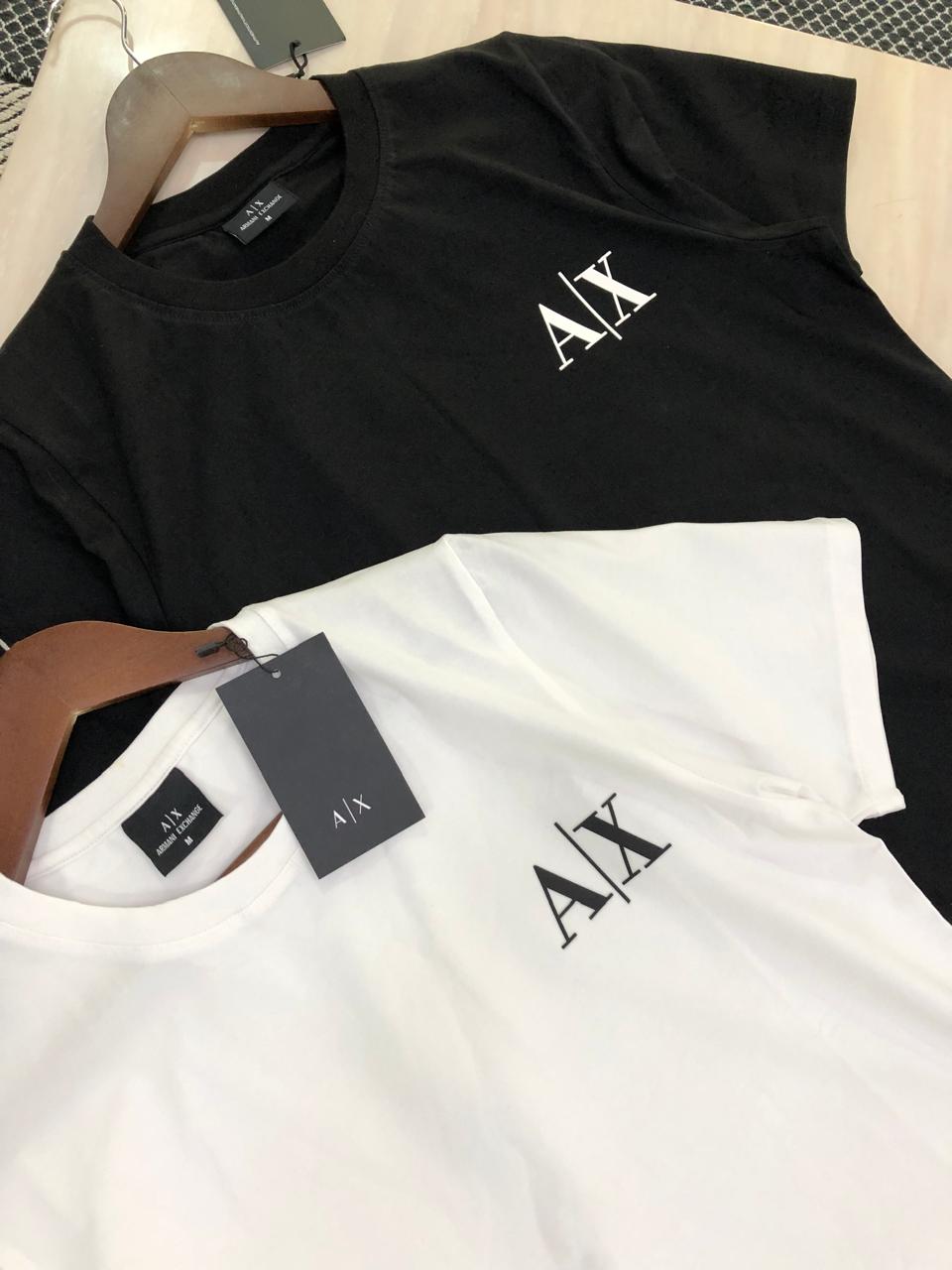 FIRST COPY ARMANI EXCLUSIVE COTTON LYCRA ROUND NECK - Image 3