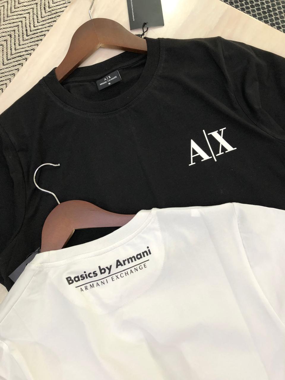 FIRST COPY ARMANI EXCLUSIVE COTTON LYCRA ROUND NECK - Image 7