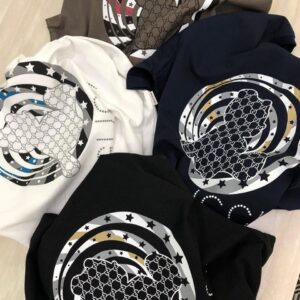 FIRST COPY GUCCI EXCLUSIVE COTTON LYCRA ROUND NECK