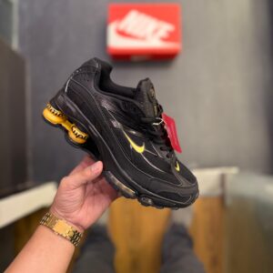 FIRST COPY NIKE SHOX 2025 TRIPPLE BLACK GOLD SUPREME