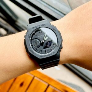 FIRST COPY Most demanded G-Shock GM2100 with silver metal body