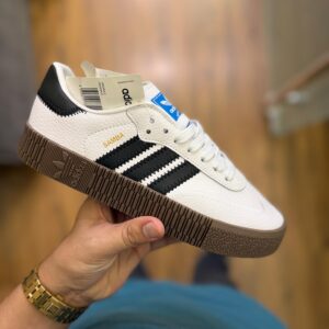 FIRST COPY ADIDAS ORIGINALS SAMBAROSE WHITE SHOES