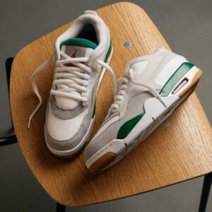 FIRST COPY AIR JORDANS 4 RM PINE GREEN SHOES FOR MEN
