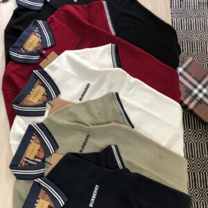 FIRST COPY BURBERRY VERY PREMIUM COTTON LYCRA POLOS T-SHIRT