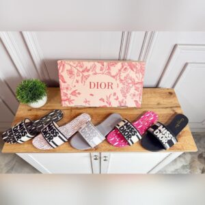 FIRST COPY DIOR-Miss Dior Flats FOR WOMAN