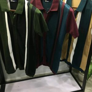 FIRST COPY FRED PERRY VERY PREMIUM KNITTED HALF SLEEVES SHIRT