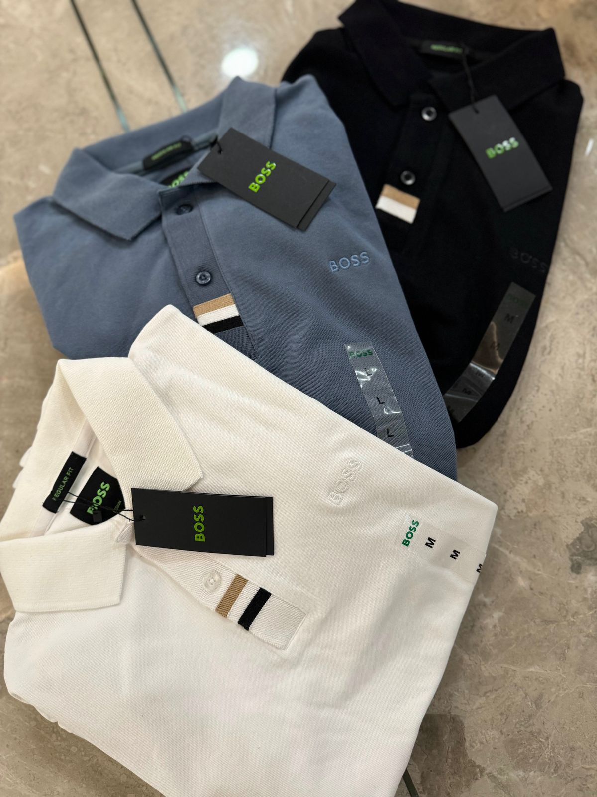 FIRST COPY HUGO BOSS EXCLUSIVE LYCRA POLOS