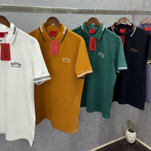 FIRST COPY HUGO BOSS PREMIUM COTTON LYCRA POLOS