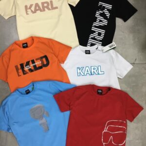 FIRST COPY KARL LAGERFELD ROUND NECK TEES