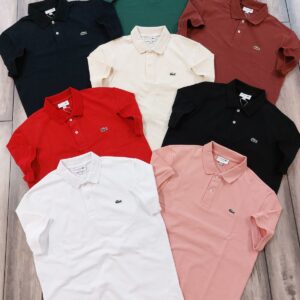 FIRST COPY Lacoste Branded T-Shirt for Men – Classic Crocodile Logo