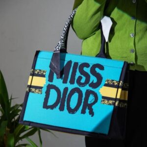 FIRST COPY Miss Dior By Christian Dior Graffiti Book Large Tote Bag