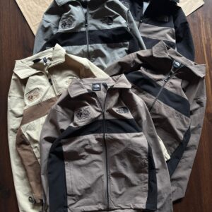 FIRST COPY NORTH FACE FABRIC-Nylon crush terry lycra dobby jacket
