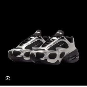 FIRST COPY Nike Airmax muse black metallic silver shoes for men