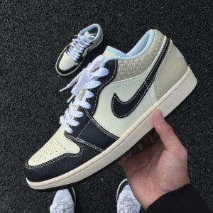 FIRST COPY Nikee Air Jordan 1 Low SE COCONUT MILK BLACK
