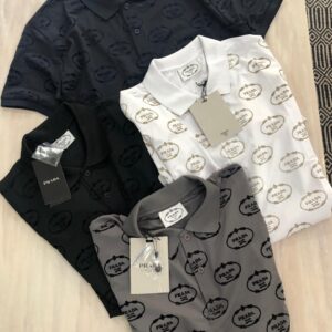 FIRST COPY PRADA PREMIUM IMPORTED FABRIC POLOS T-SHIRT