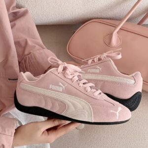 FIRST COPY PUMA SPEED CAT PINK WHITE